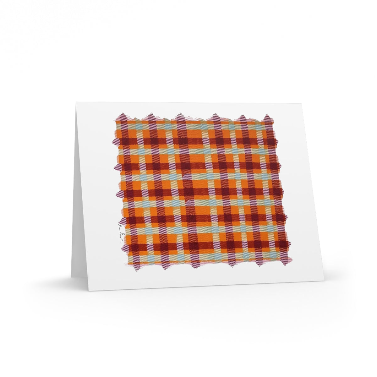 Plaid Greeting cards (8, 16, and 24 pcs)