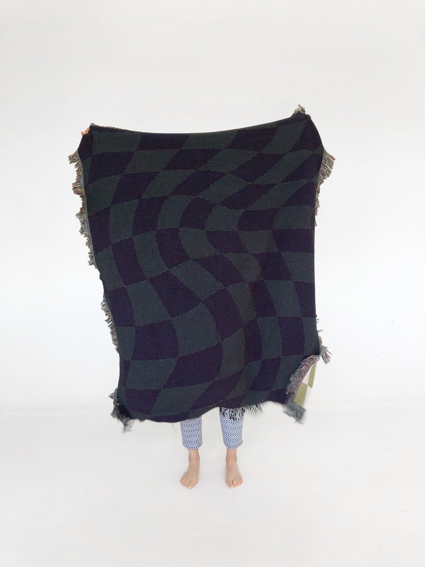 Wonderful Whirl Woven Throw Blanket