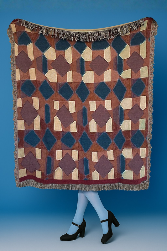 Tile Woven Throw Blanket
