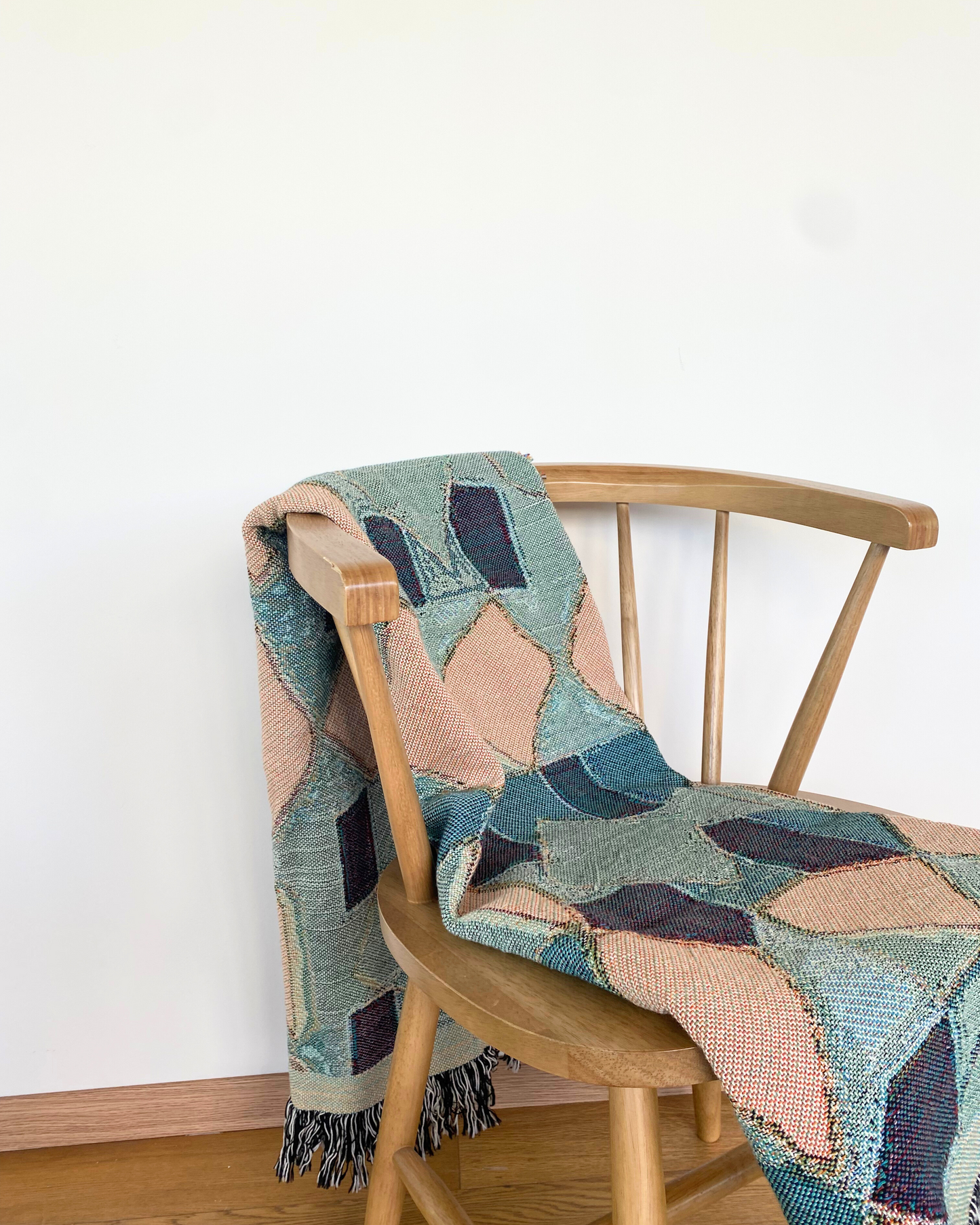 タイル織りのスローブランケット