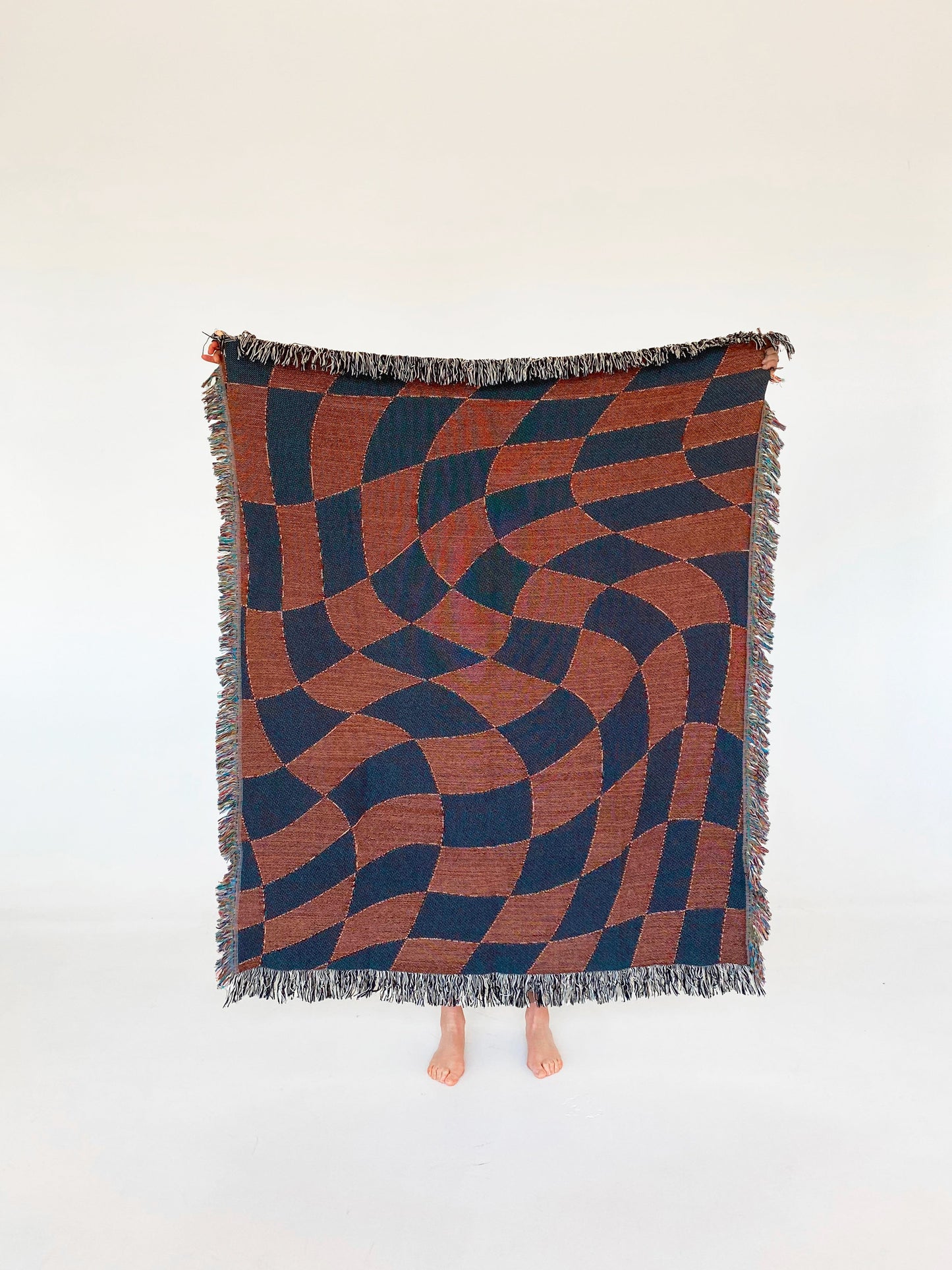 Wonderful Whirl Woven Throw Blanket