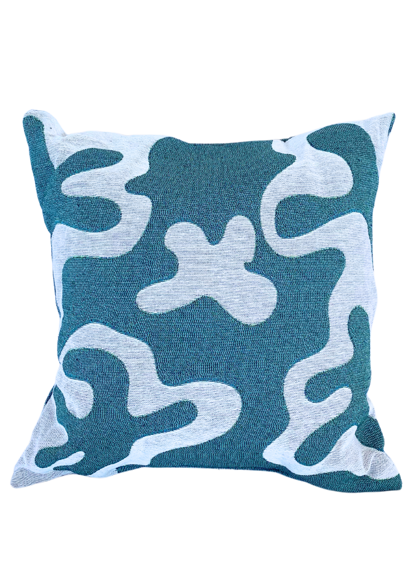 Dancing Shapes Woven Throw Pillow
