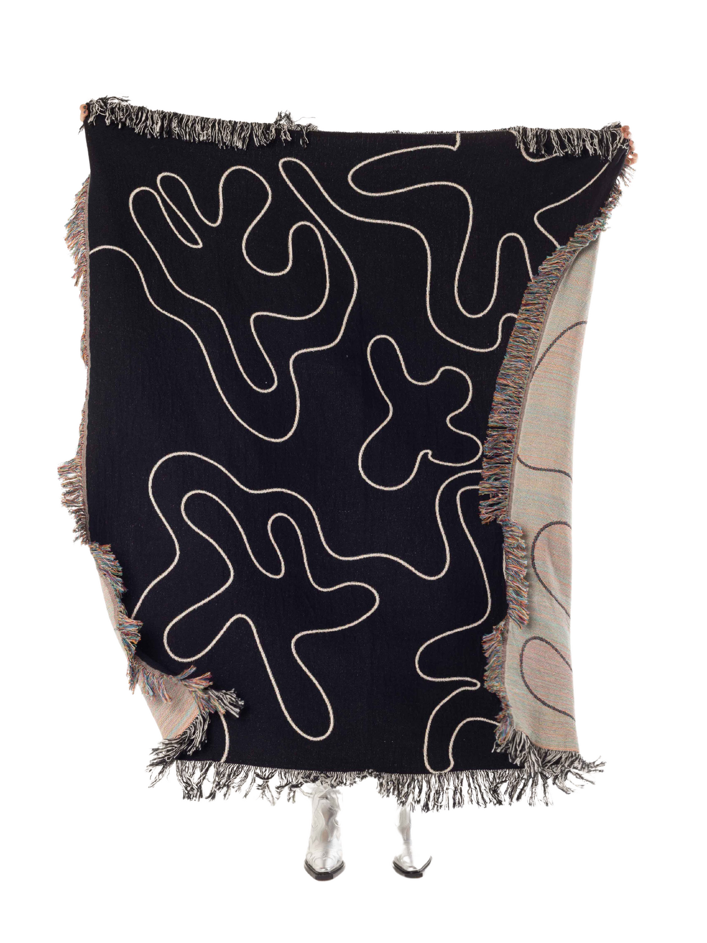 Dancing Shapes Woven Throw Blanket