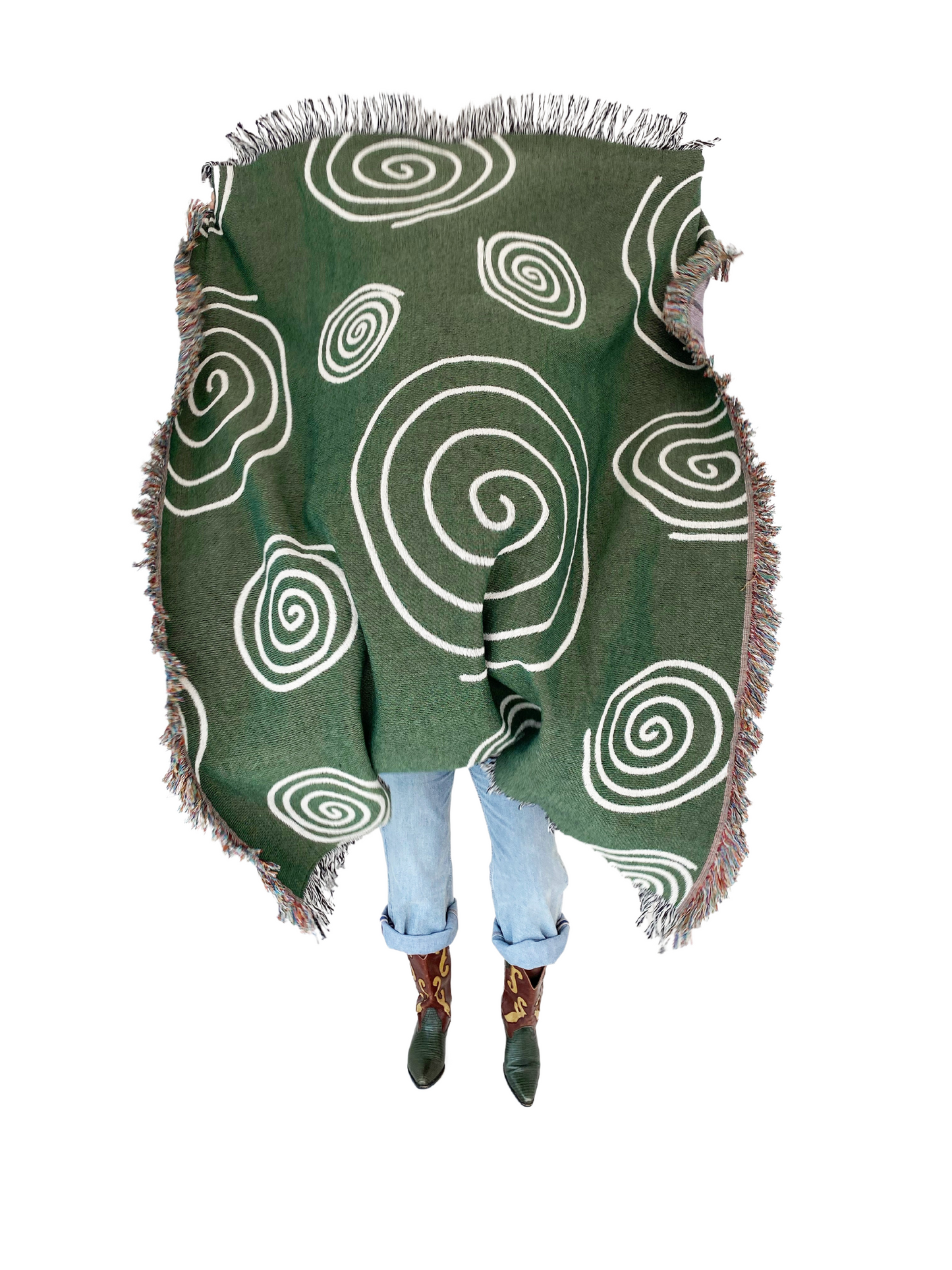 Twirls & Swirls Woven Throw Blanket