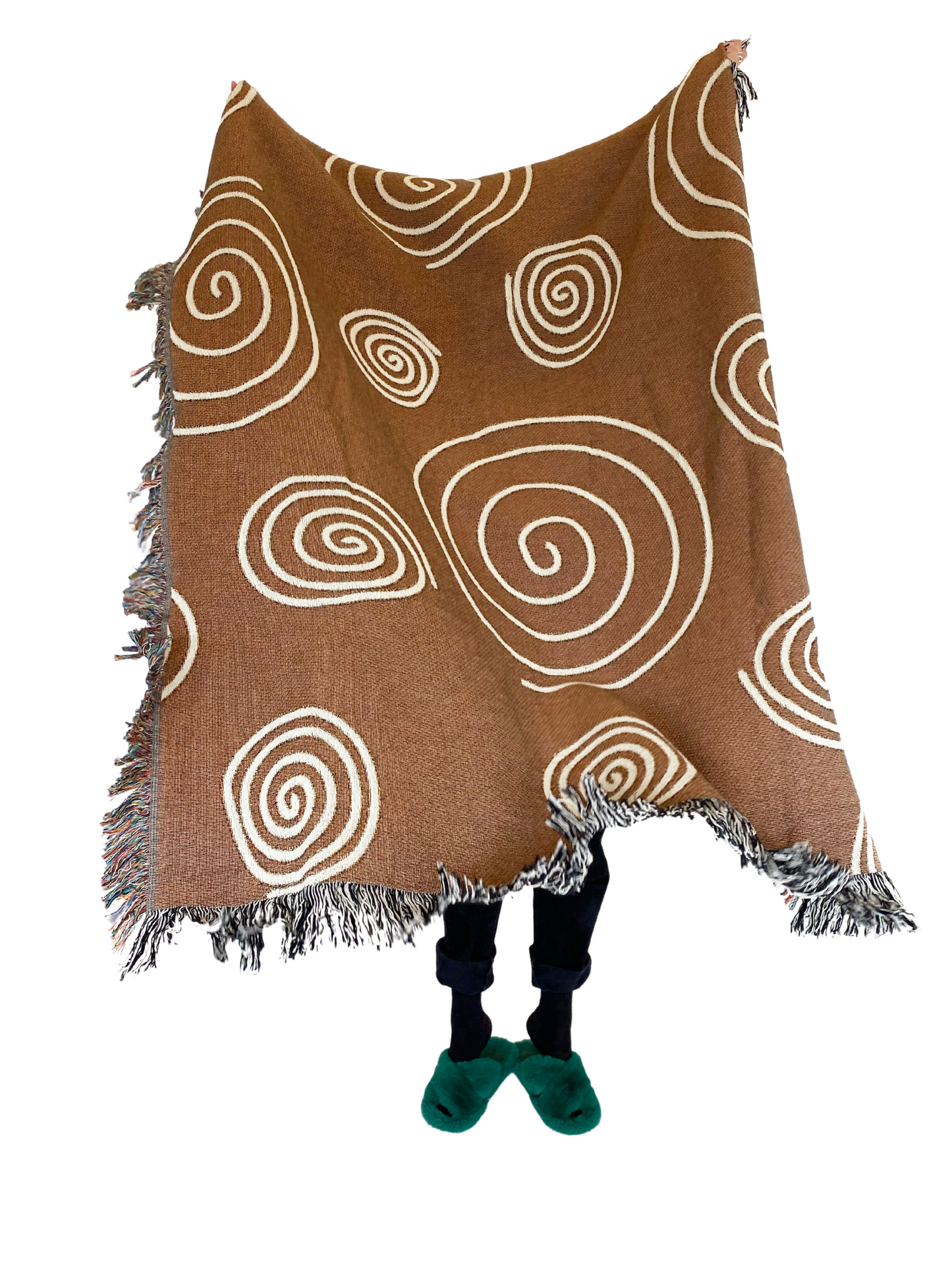 Twirls & Swirls Woven Throw Blanket