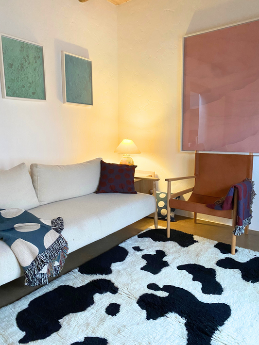 The Fuzzy Cowgirl Handwoven Rug