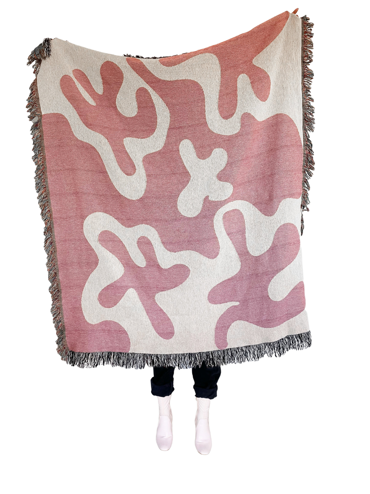 Dancing Shapes Woven Throw Blanket