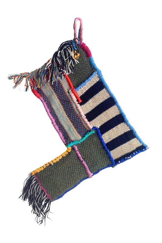 Lametta Twirl Handgemachter Strumpf