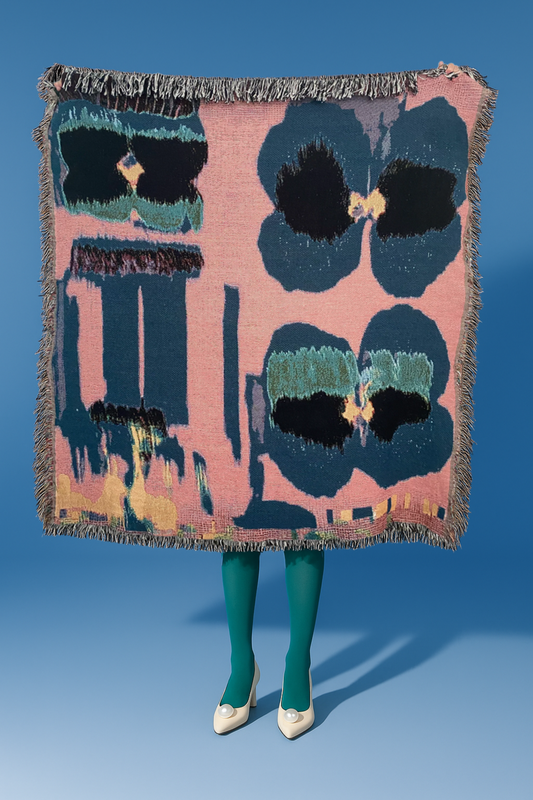 Flora Woven Throw Blanket