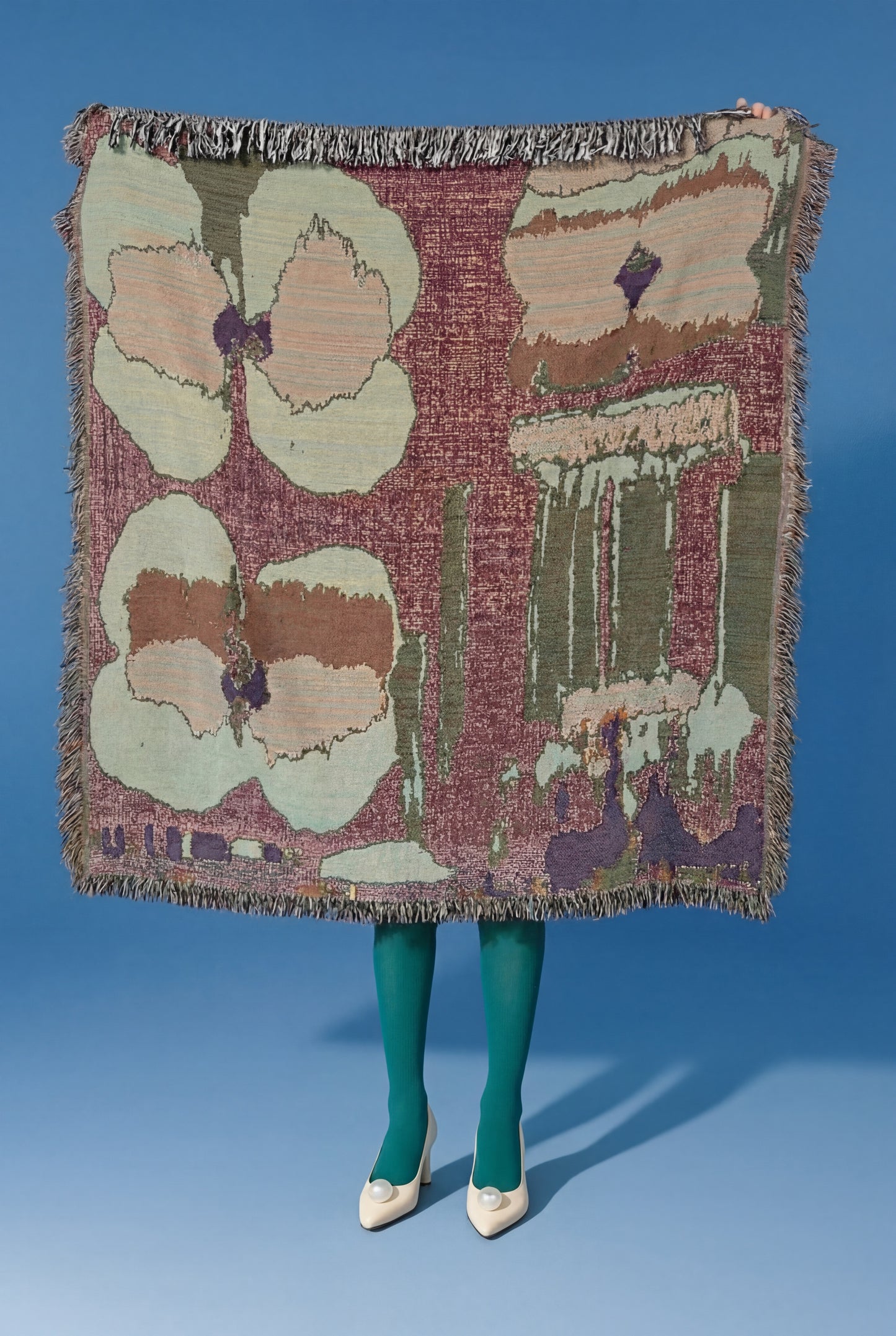 Flora Woven Throw Blanket