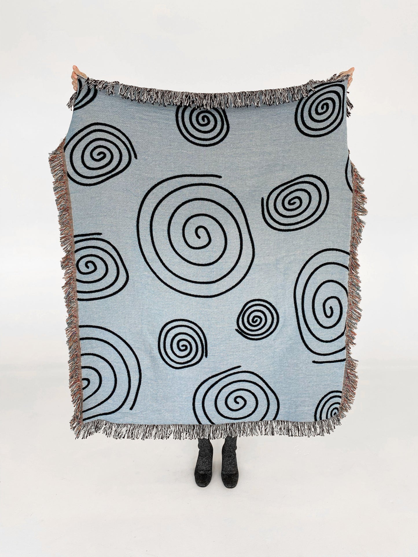 Twirls & Swirls Woven Throw Blanket
