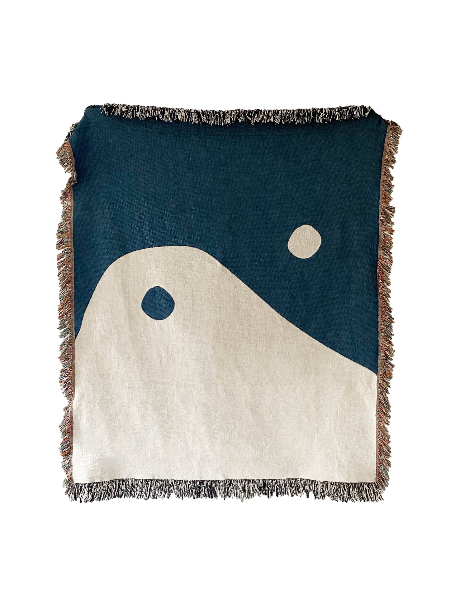 Yin Yang Woven Throw Blanket