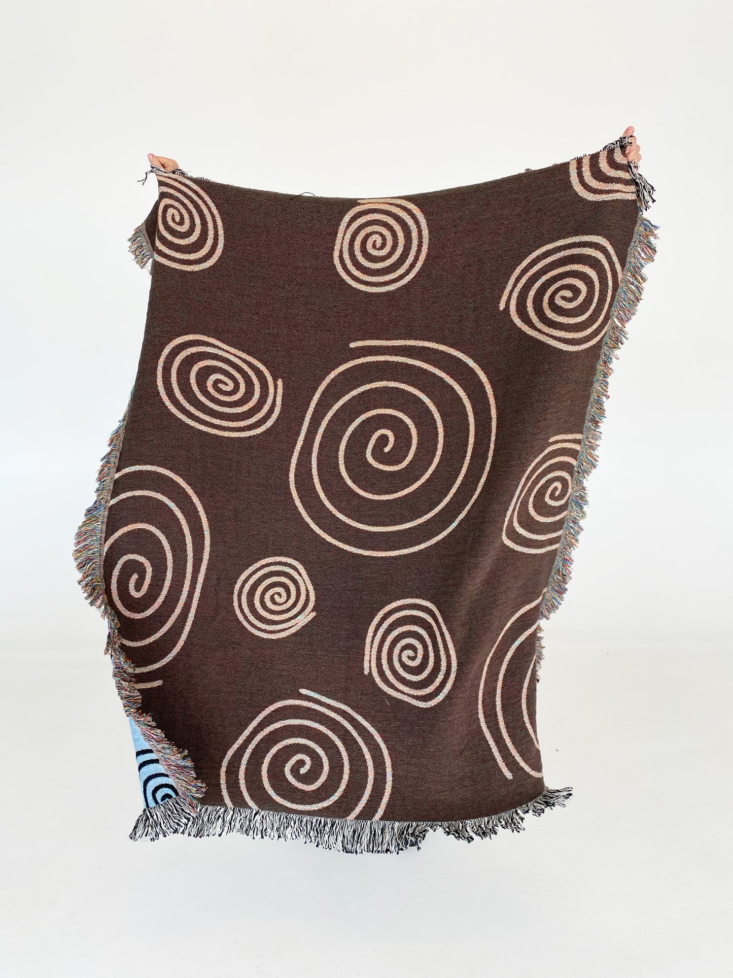 Twirls & Swirls Woven Throw Blanket