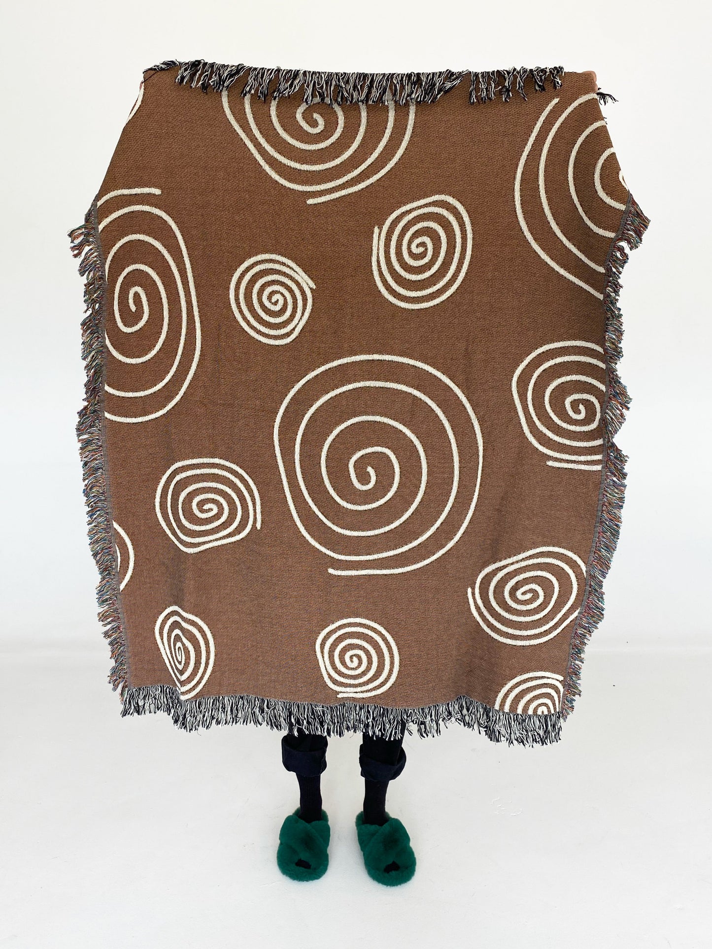 Twirls & Swirls Woven Throw Blanket