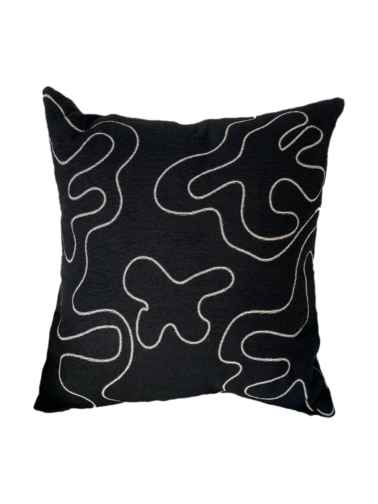 Dancing Shapes Woven Throw Pillow