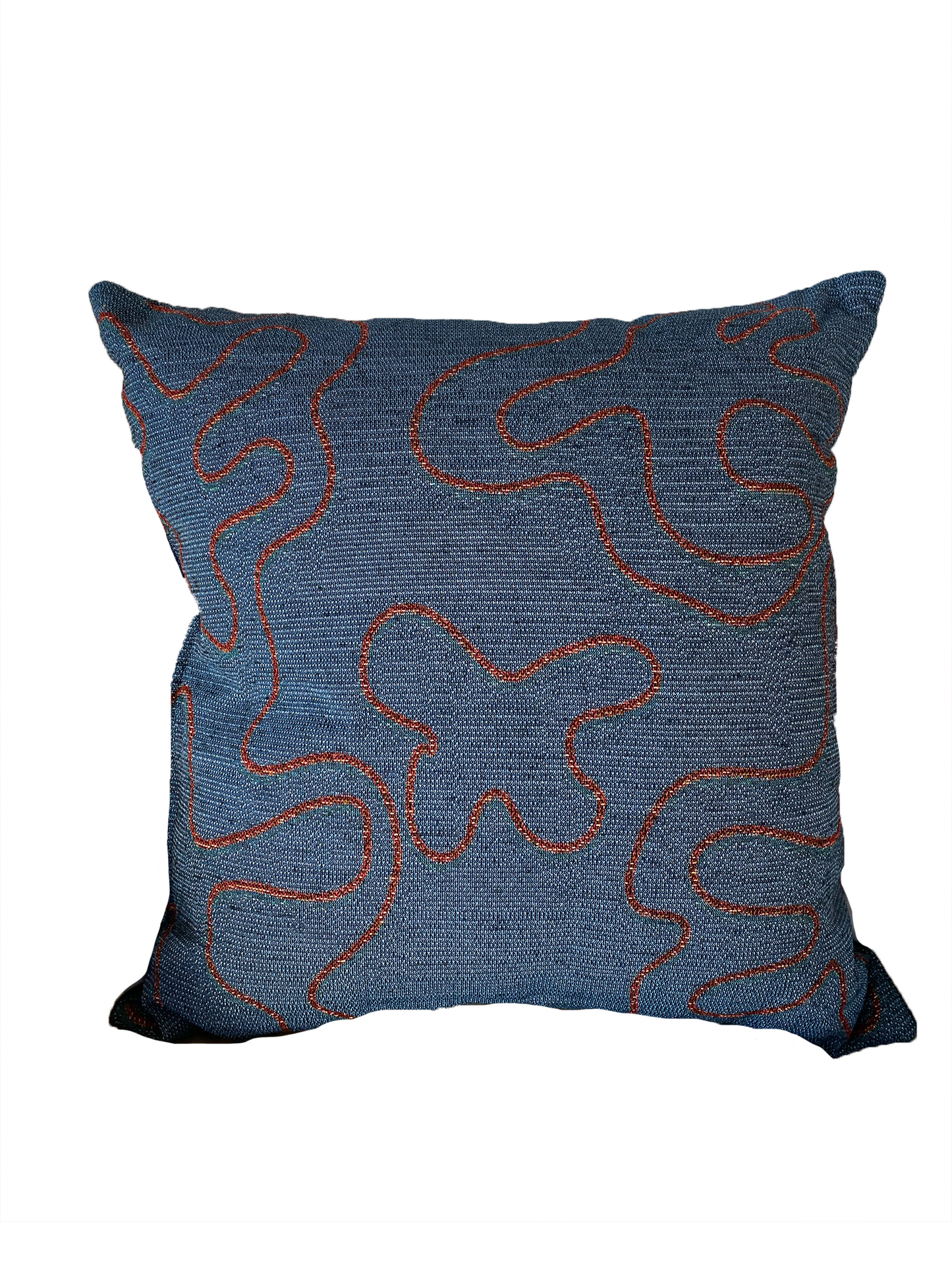 Dancing Shapes Woven Throw Pillow
