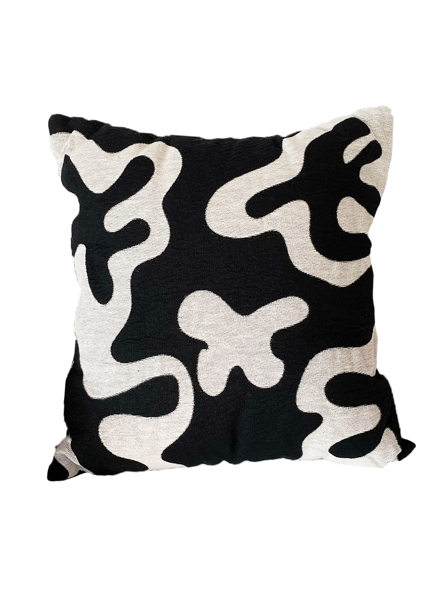 Dancing Shapes Woven Throw Pillow