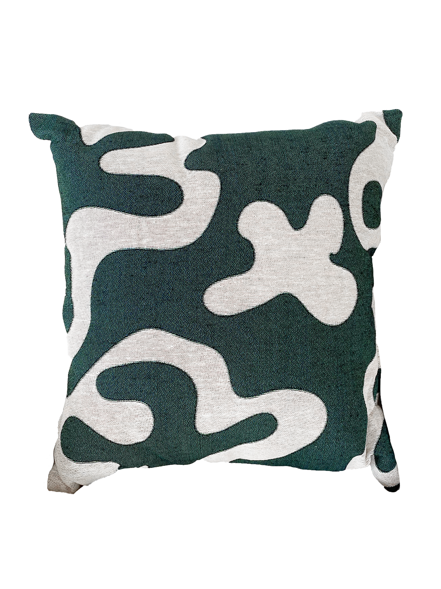 Dancing Shapes Woven Throw Pillow