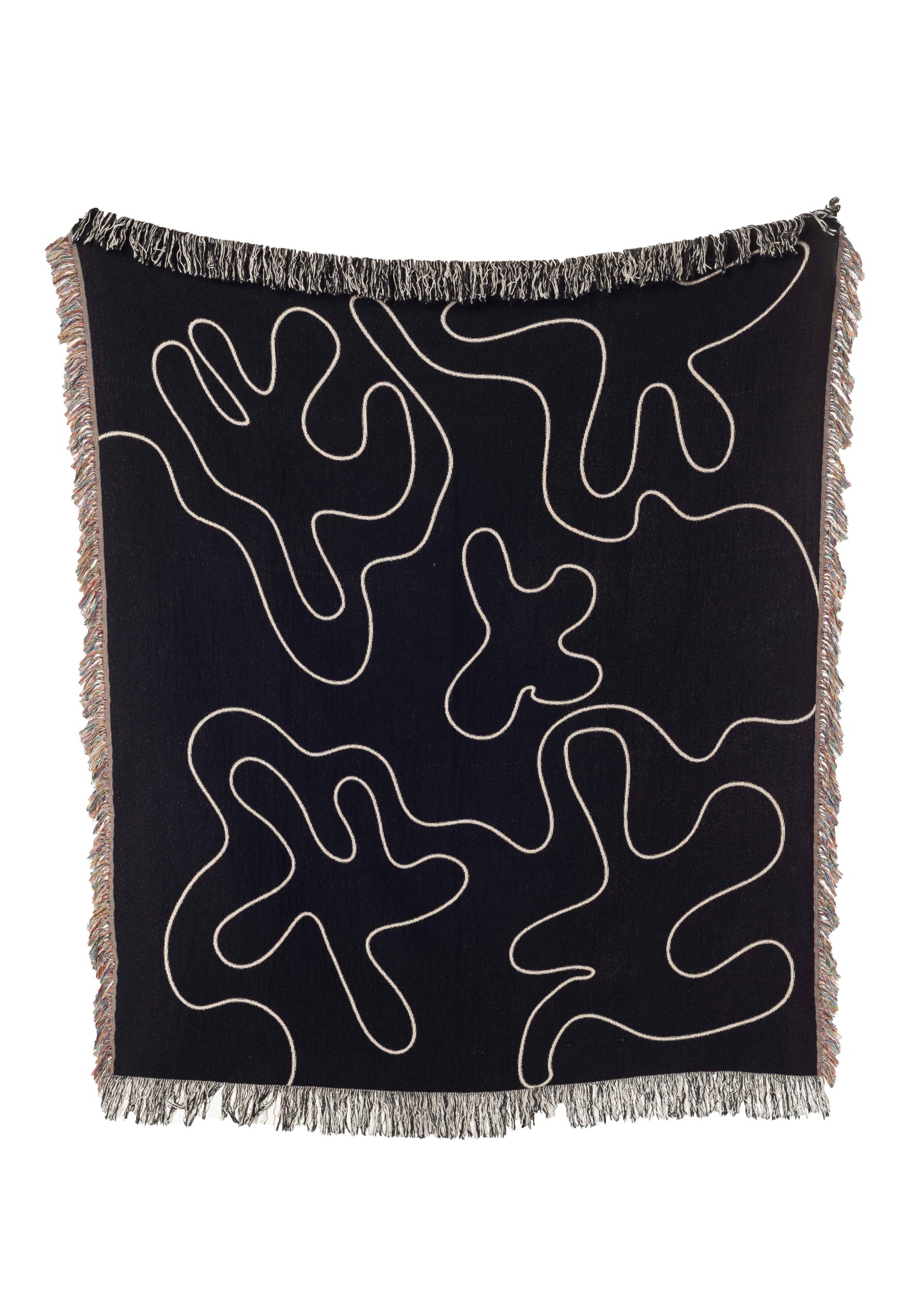 Dancing Shapes Woven Throw Blanket