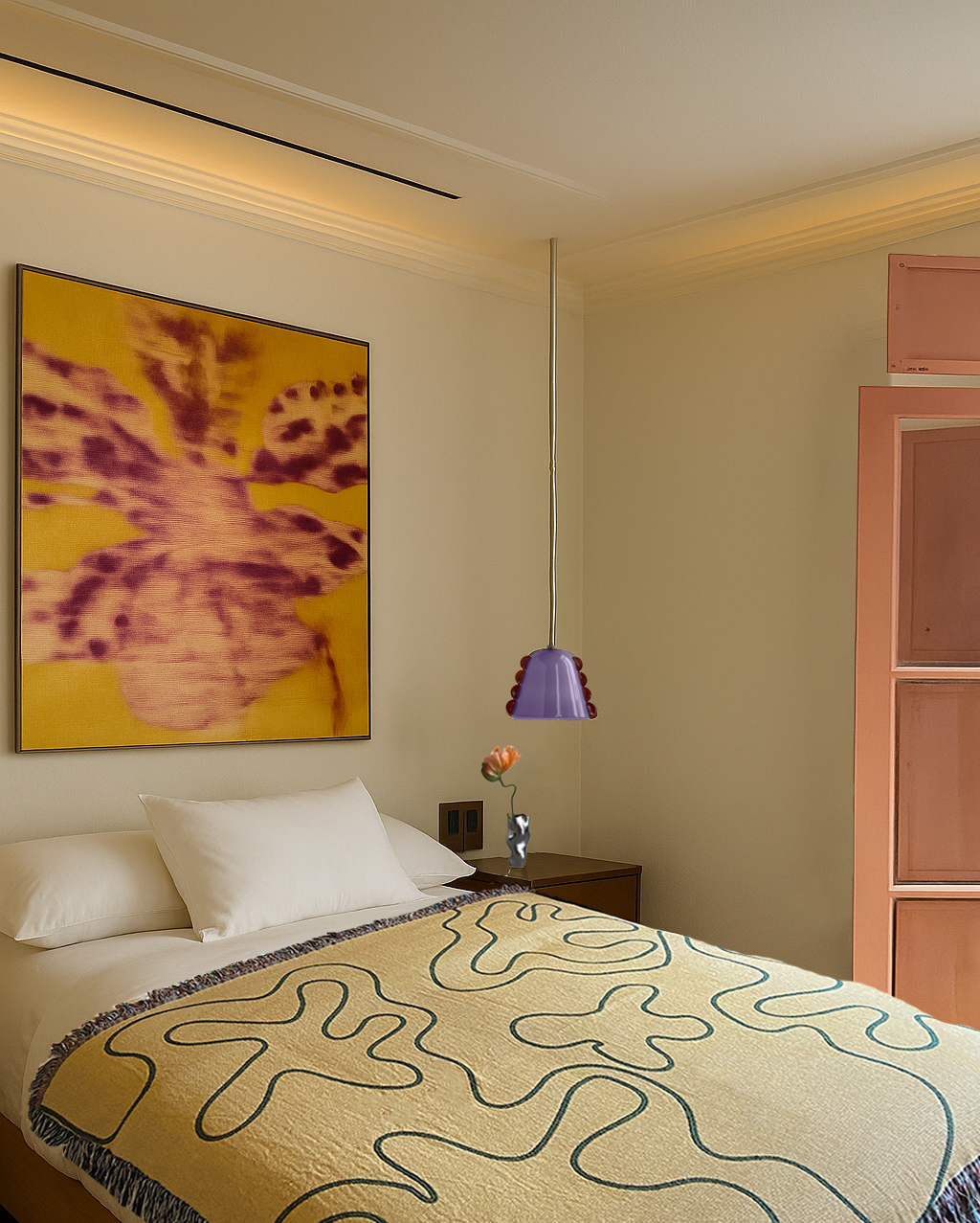 Dancing Shapes Woven Throw Blanket