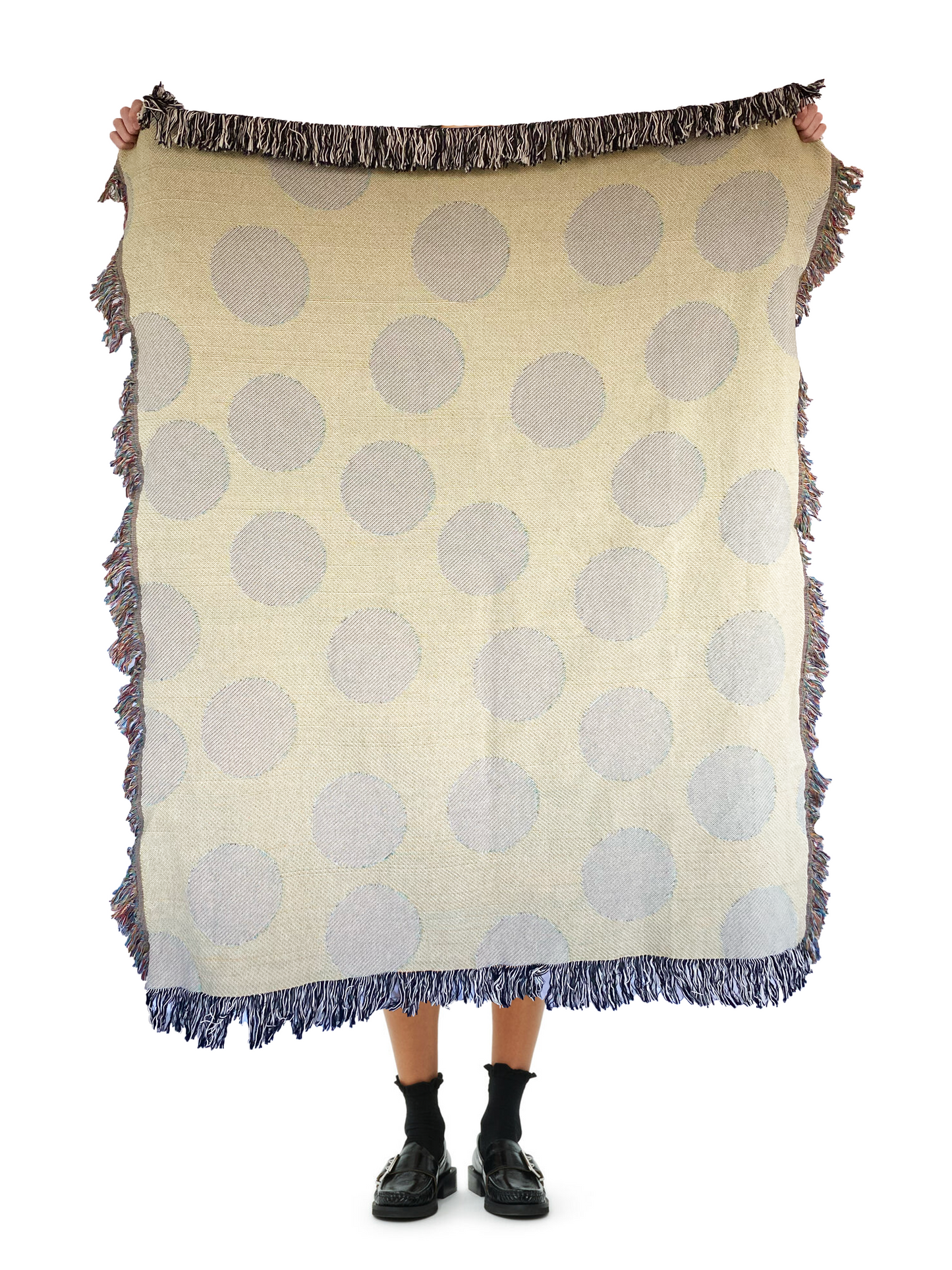 Dots Woven Throw Blanket