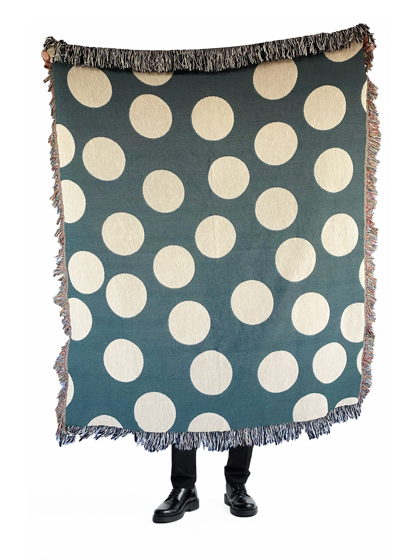 Dots Woven Throw Blanket