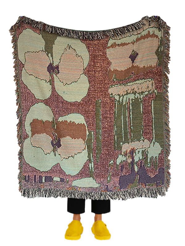 Flora Woven Throw Blanket