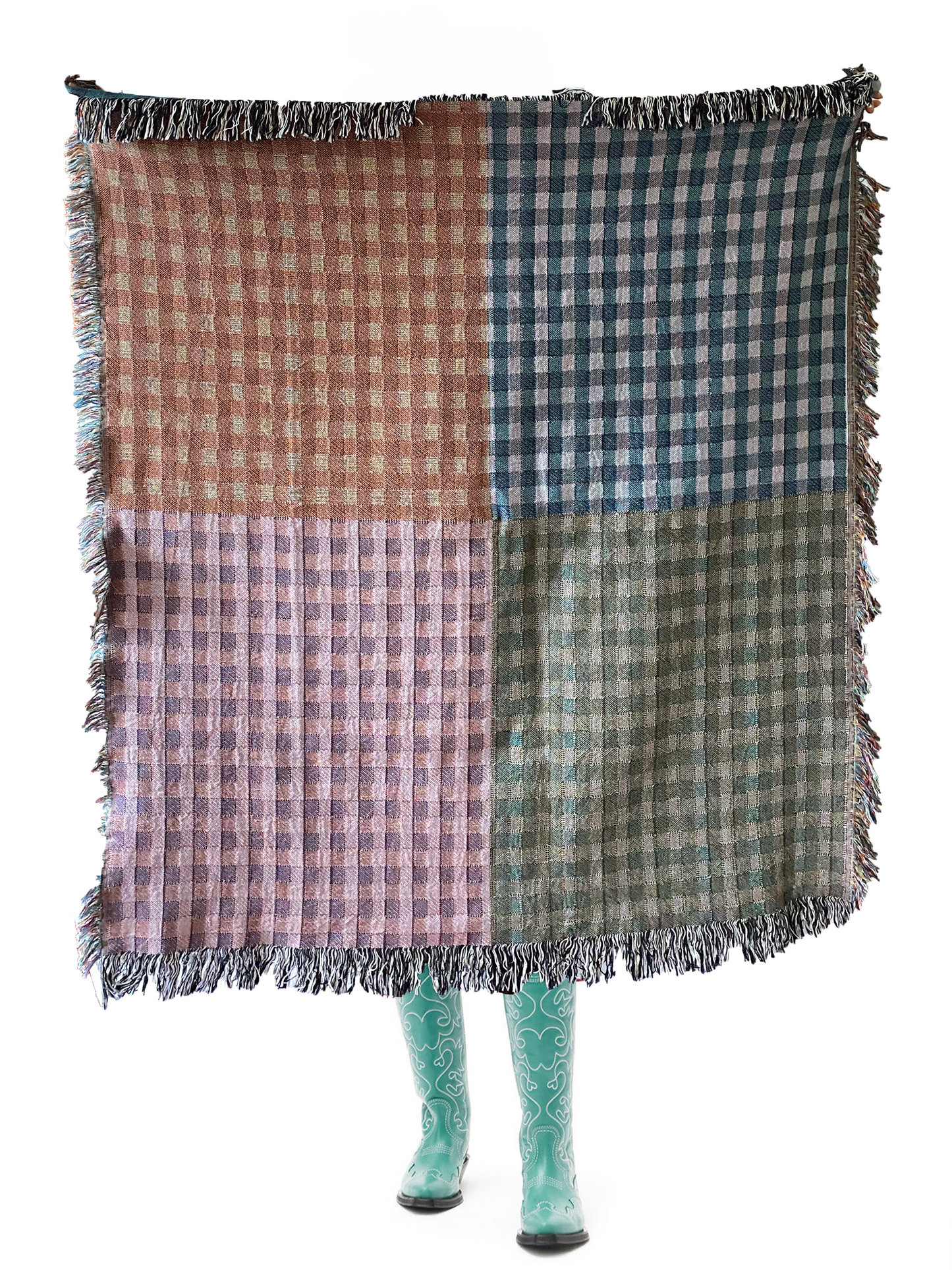 Four Corners Woven Throw Blanket