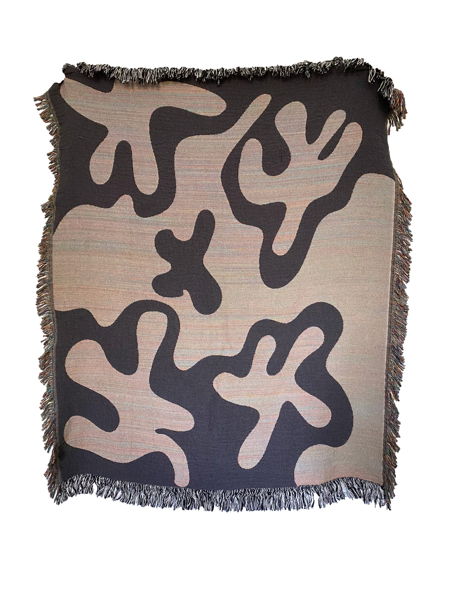 Dancing Shapes Woven Throw Blanket