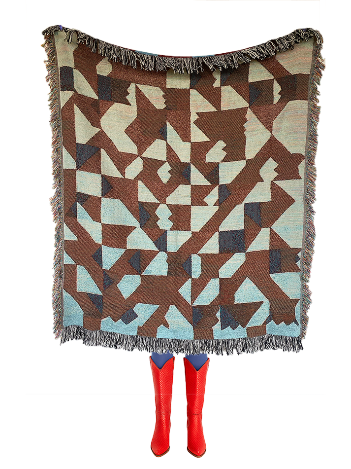 Kaleidoscope Woven Throw Blanket