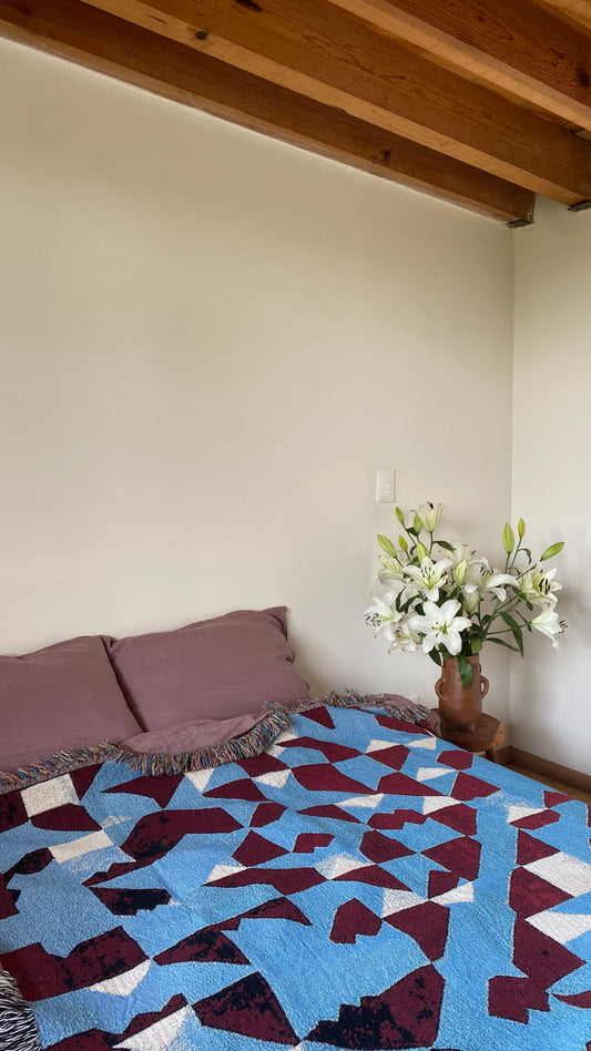 Kaleidoscope Woven Throw Blanket