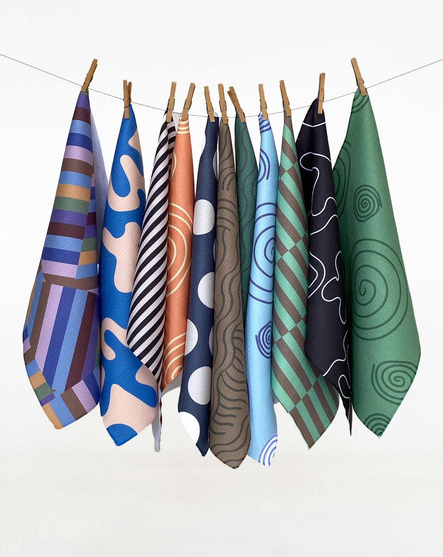 Twirls & Swirls Kitchen Textile