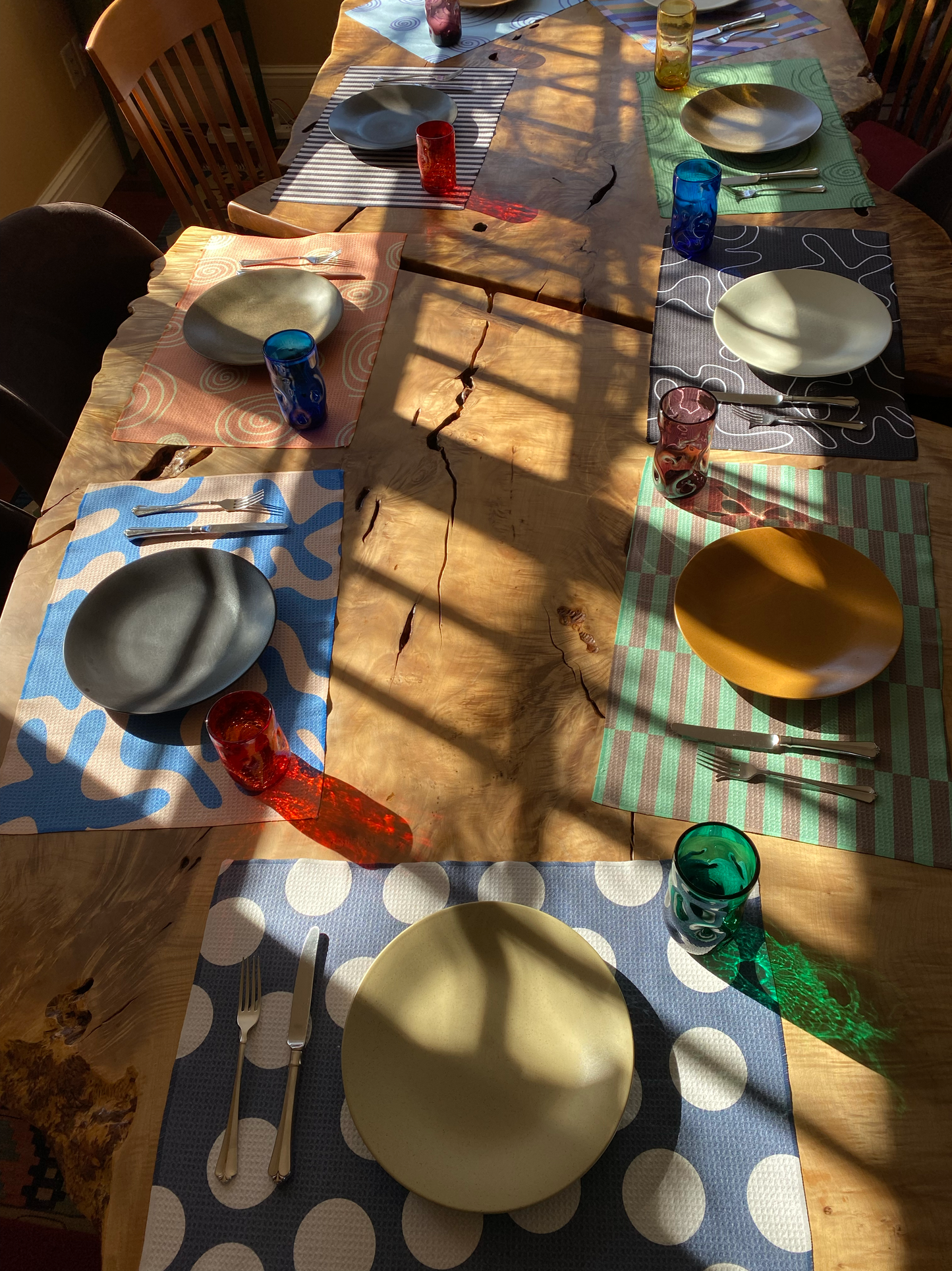 Dancing Shapes Kitchen Textile