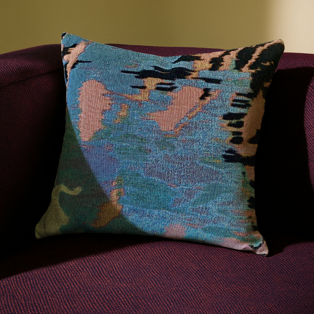 Melt Woven Throw Pillow