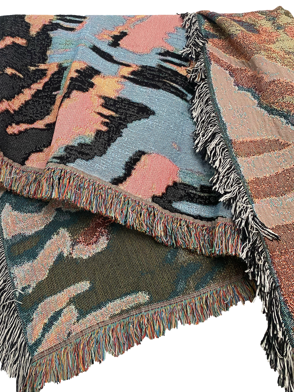 Schmelzgewebte Überwurfdecke