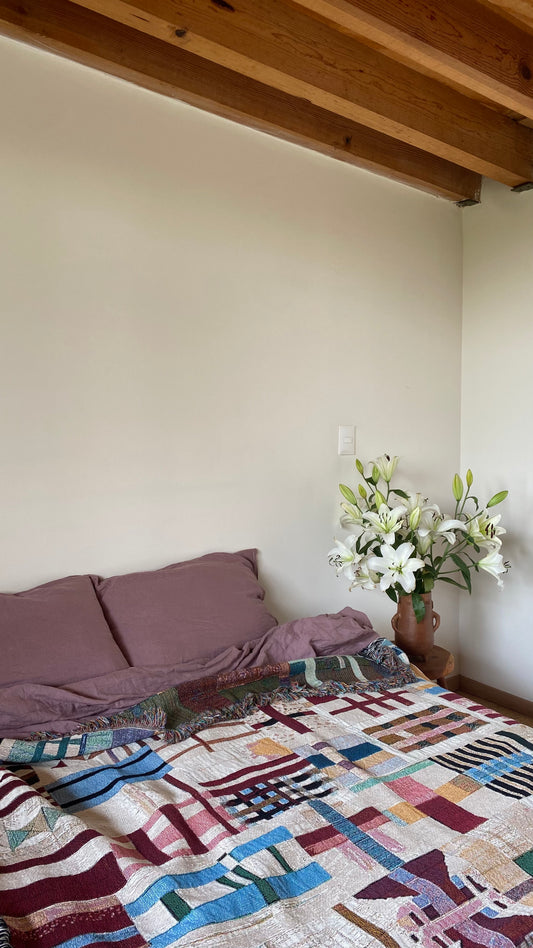 Outside the Lines Woven Throw Blanket