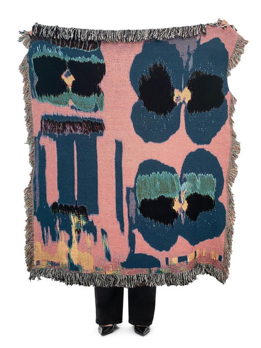 Flora Woven Throw Blanket