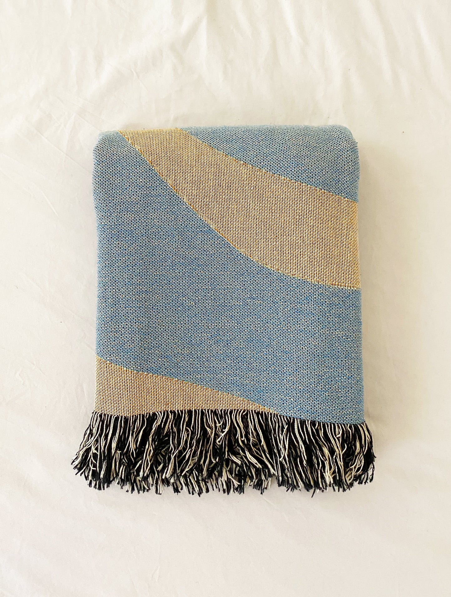 Wavy Woven Throw Blanket