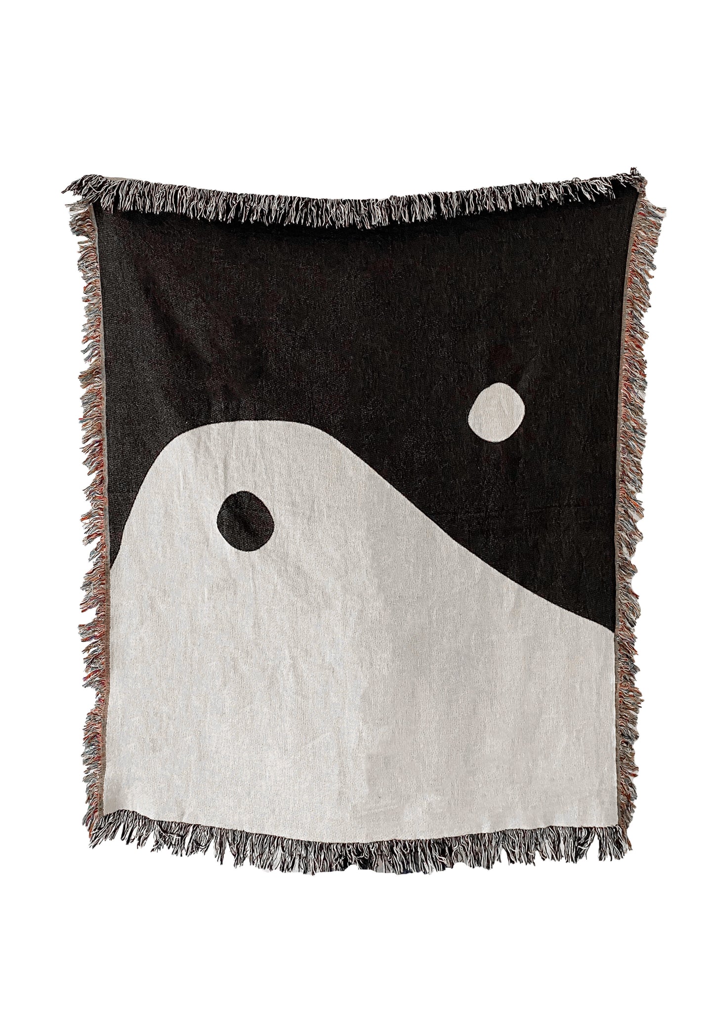 Yin Yang Woven Throw Blanket