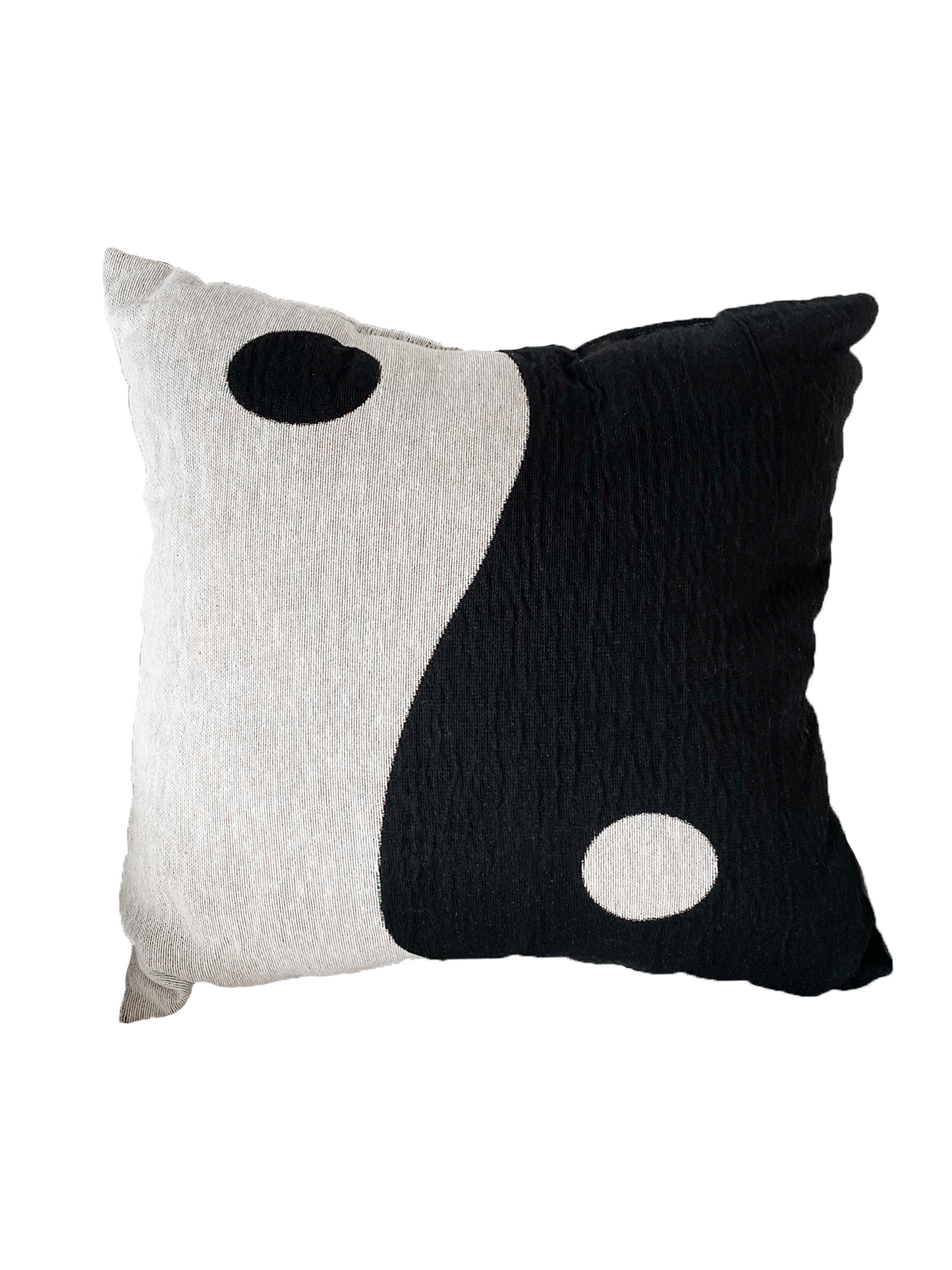 Gewebtes Yin-Yang-Kissen