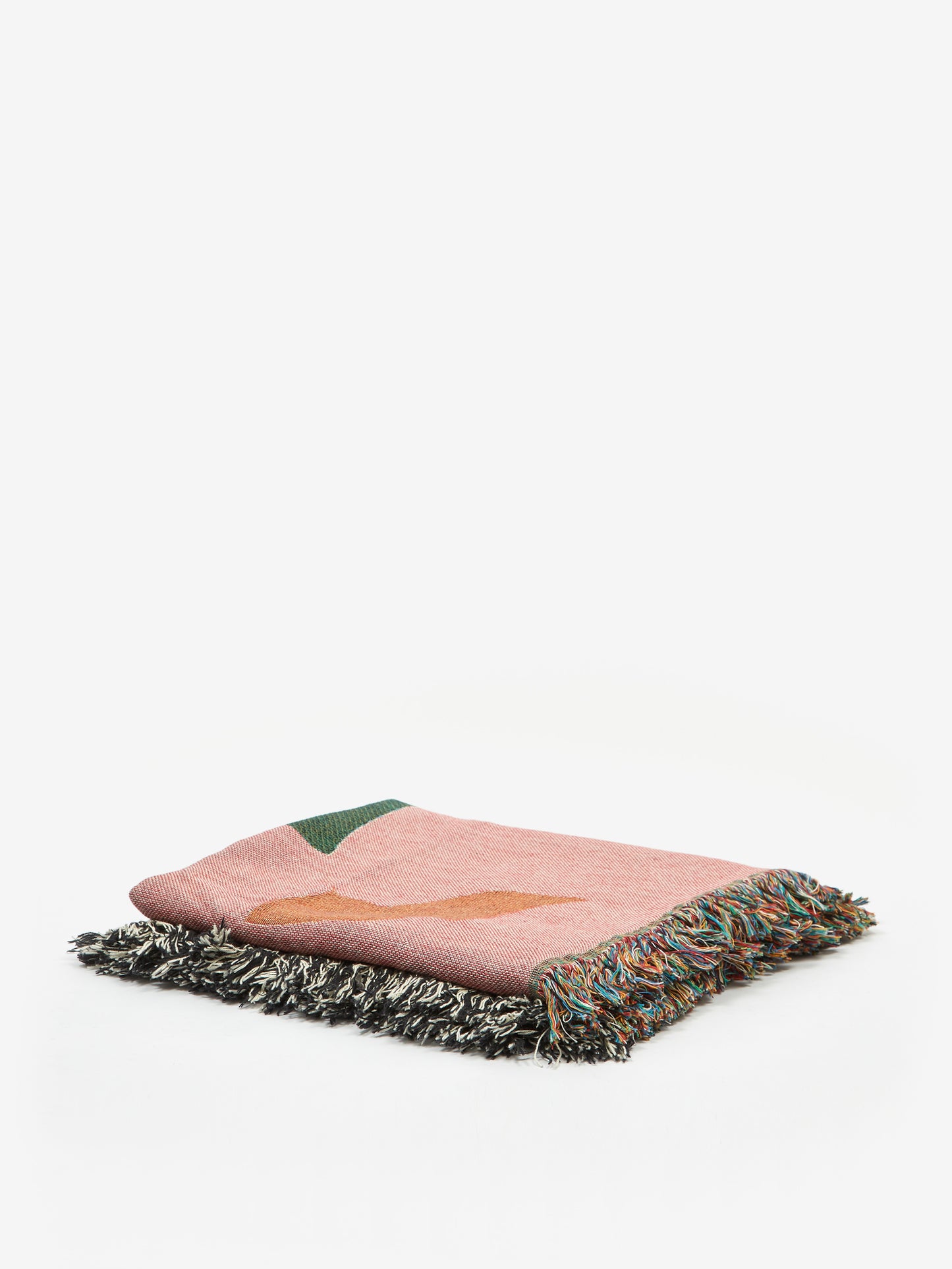 Abstract Form Woven Throw Blanket