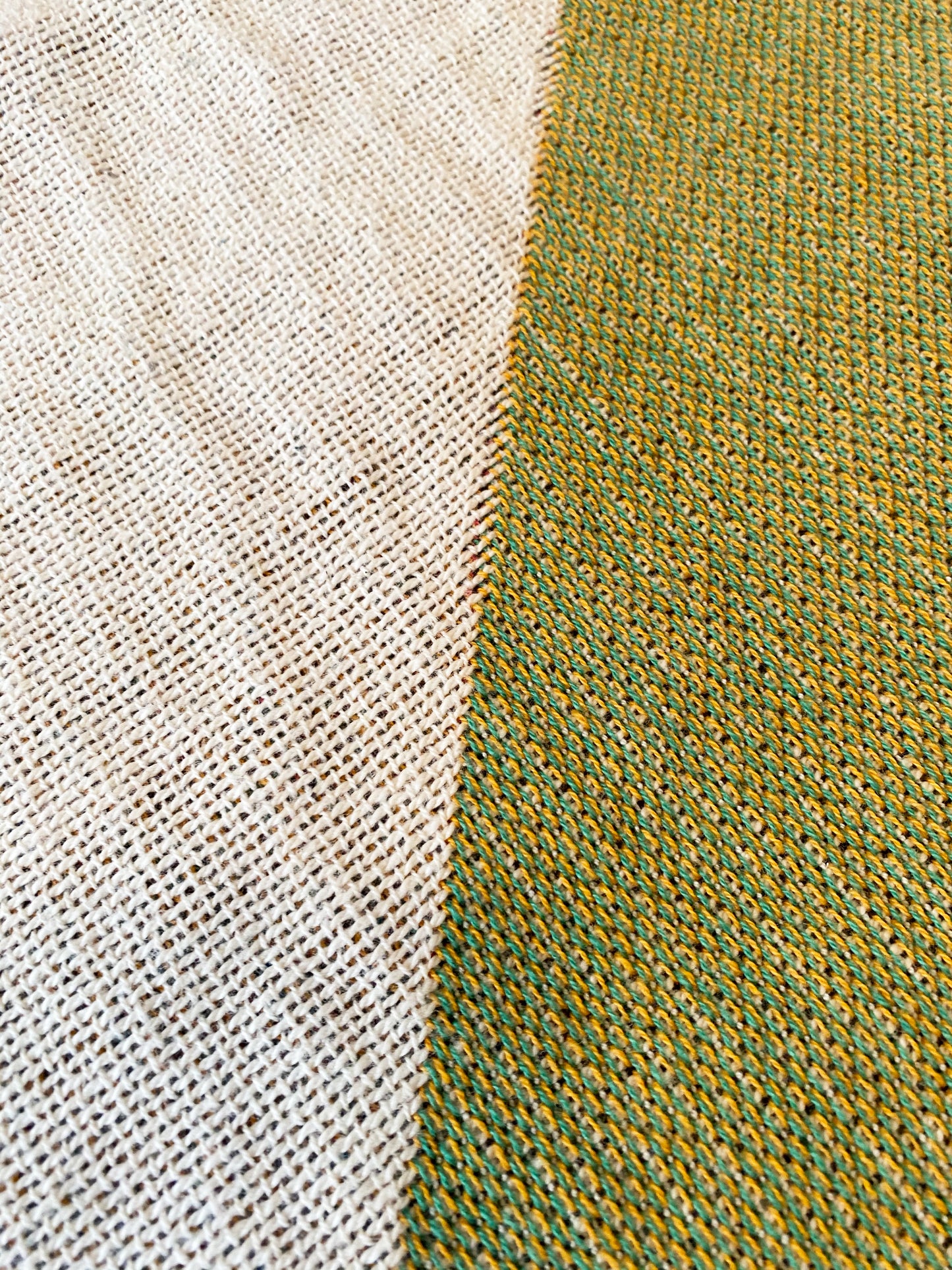Yin Yang - Olive Woven Throw Blanket