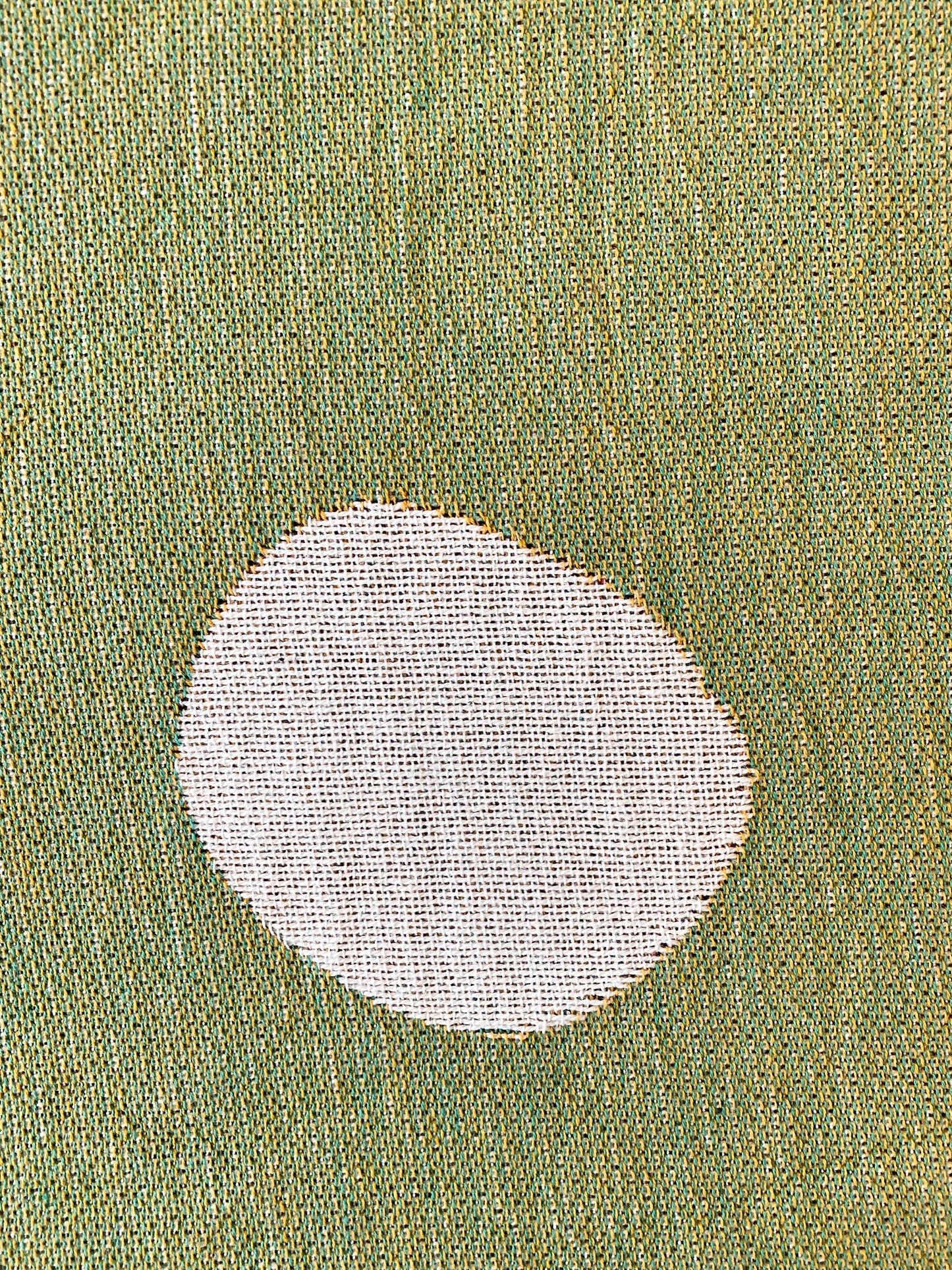 Yin Yang - Olive Woven Throw Blanket