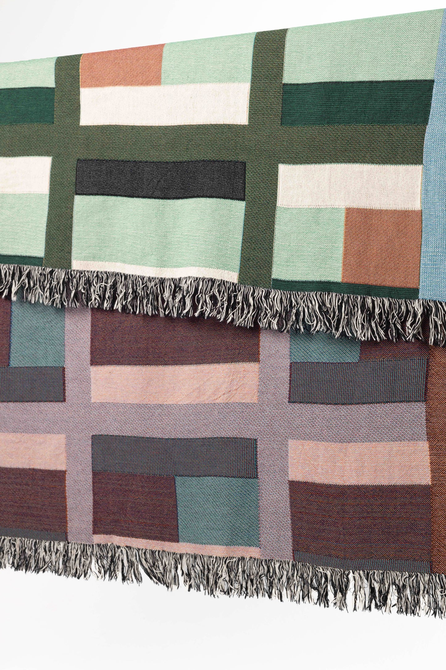 Quilted Woven Throw Blanket