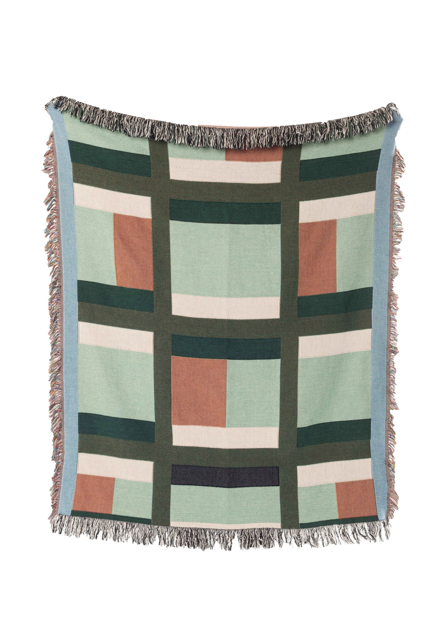 Quilted Woven Throw Blanket