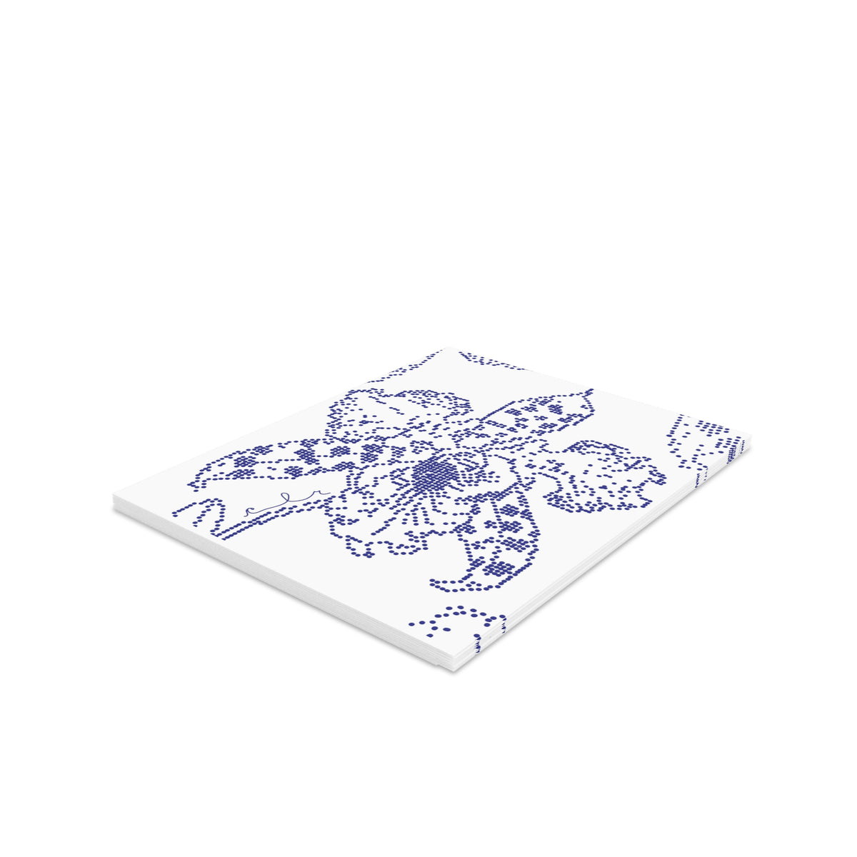 Dotted Orchid Greeting cards (8, 16, and 24 pcs)