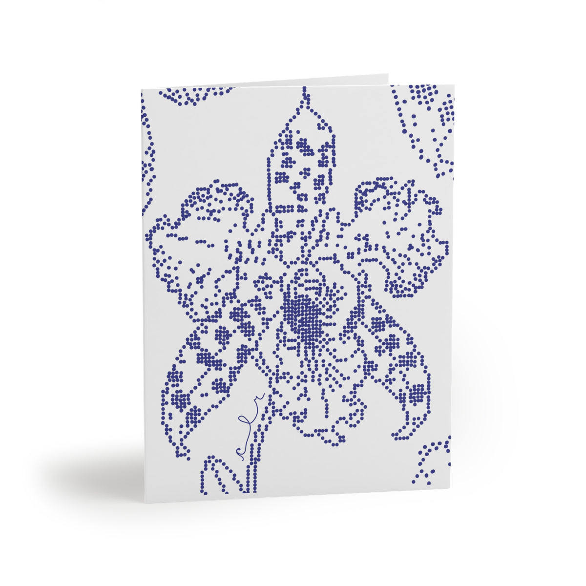 Dotted Orchid Greeting cards (8, 16, and 24 pcs)