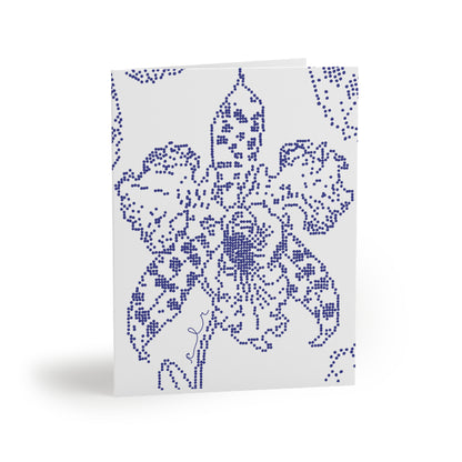 Dotted Orchid Greeting cards (8, 16, and 24 pcs)