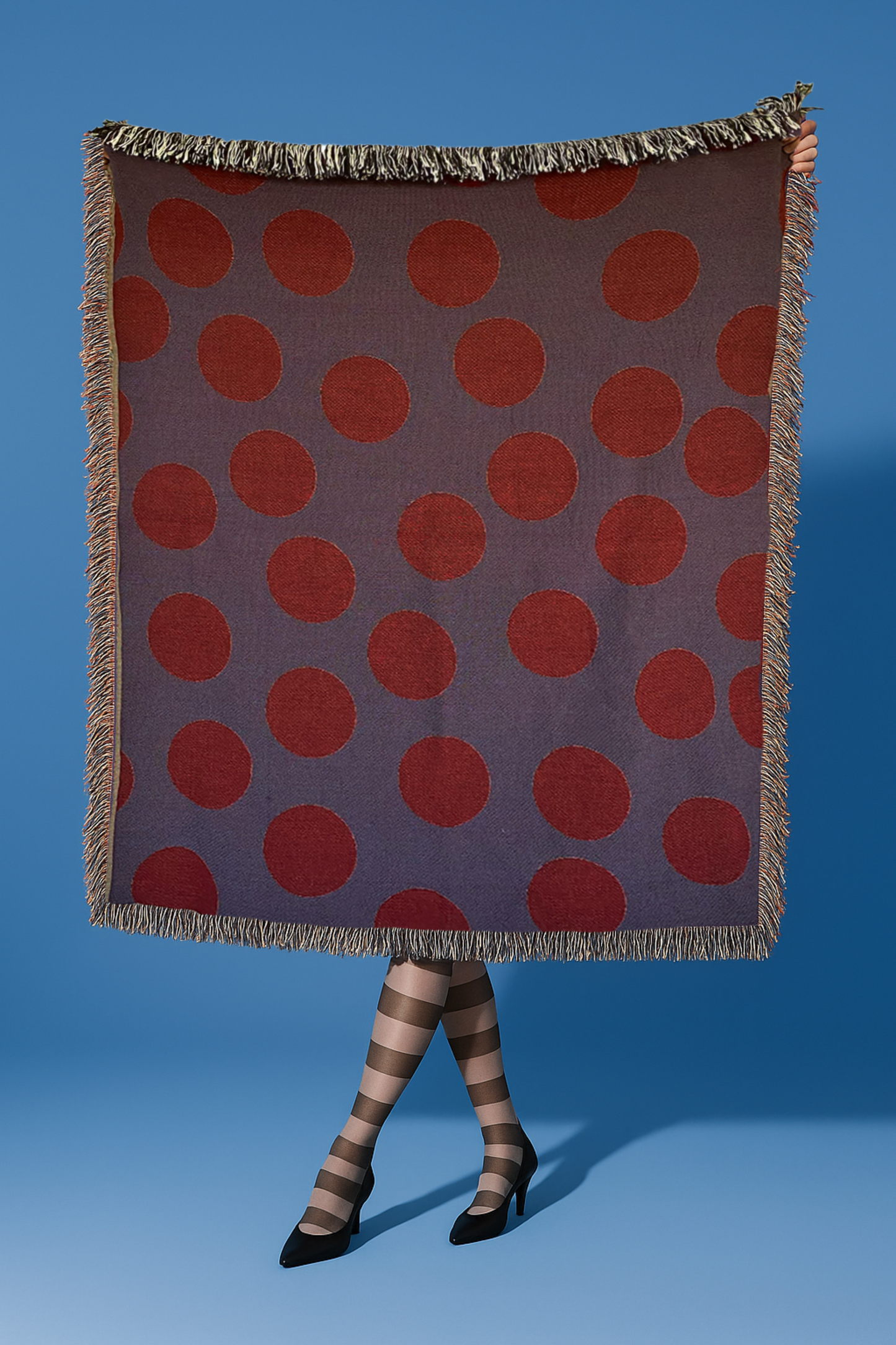 Dots Woven Throw Blanket