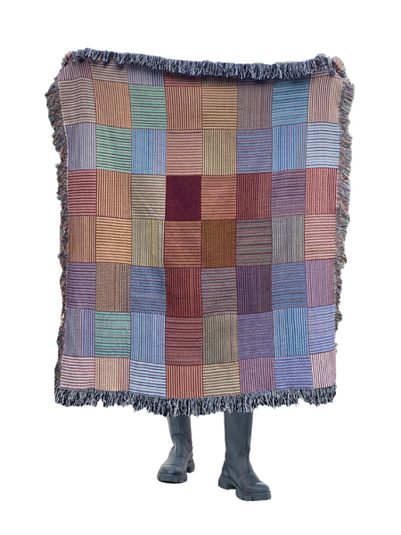【Clr Shop】Plaid Woven Throw Blanket Plaid Woven Throw Blanket – Clr Shop
